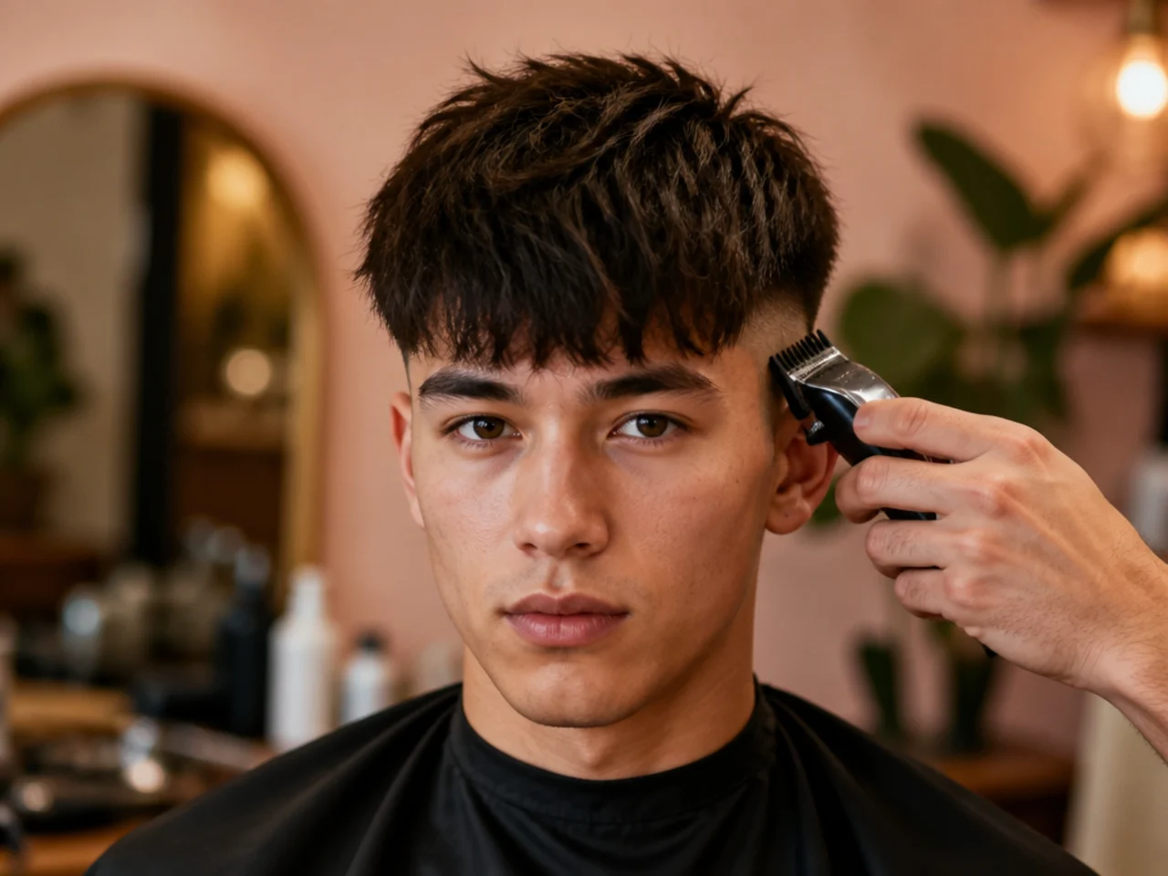Clippers blending upward through guard lengths