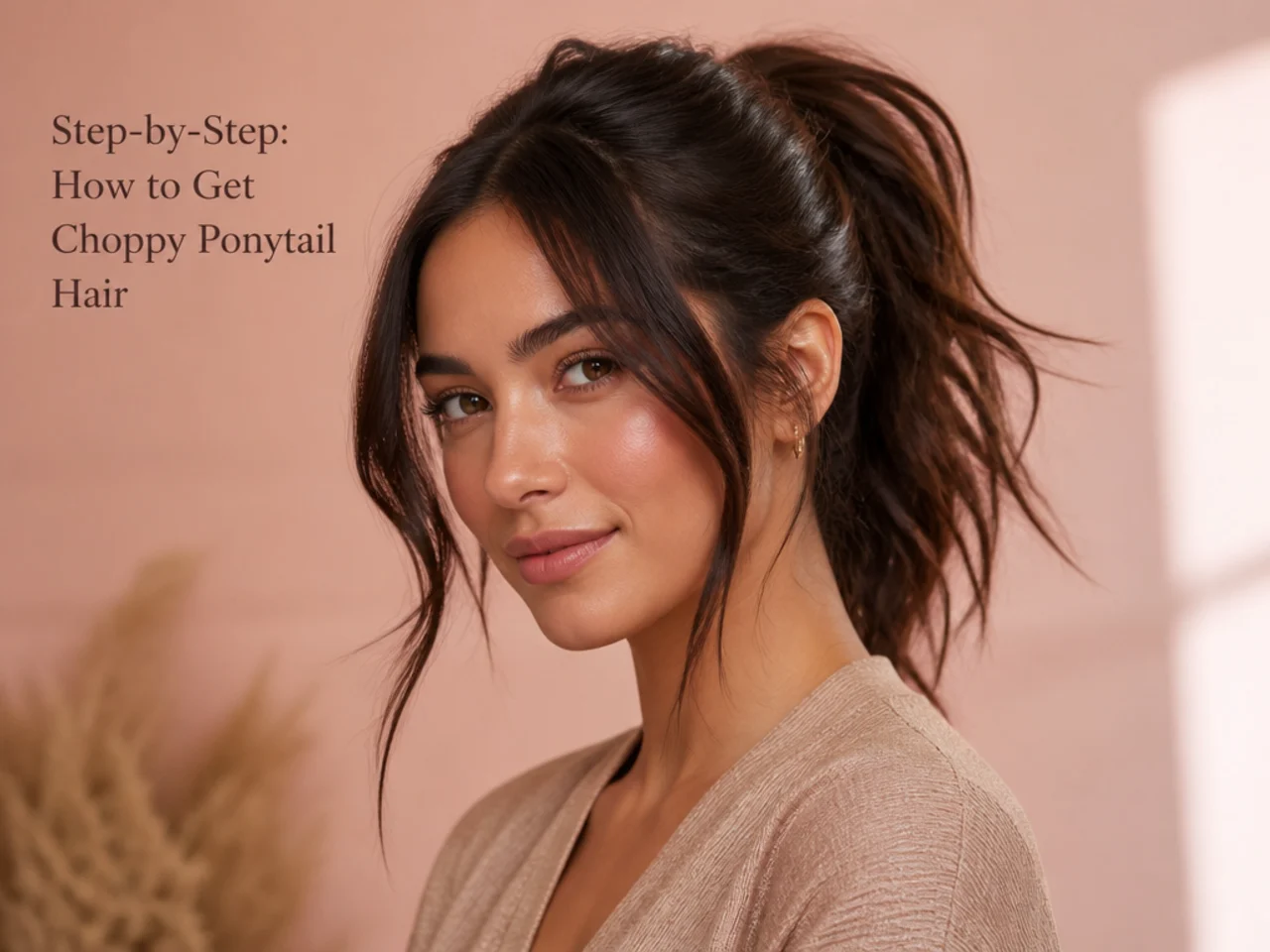 Step-by-Step: How to Get Choppy Ponytail Hair