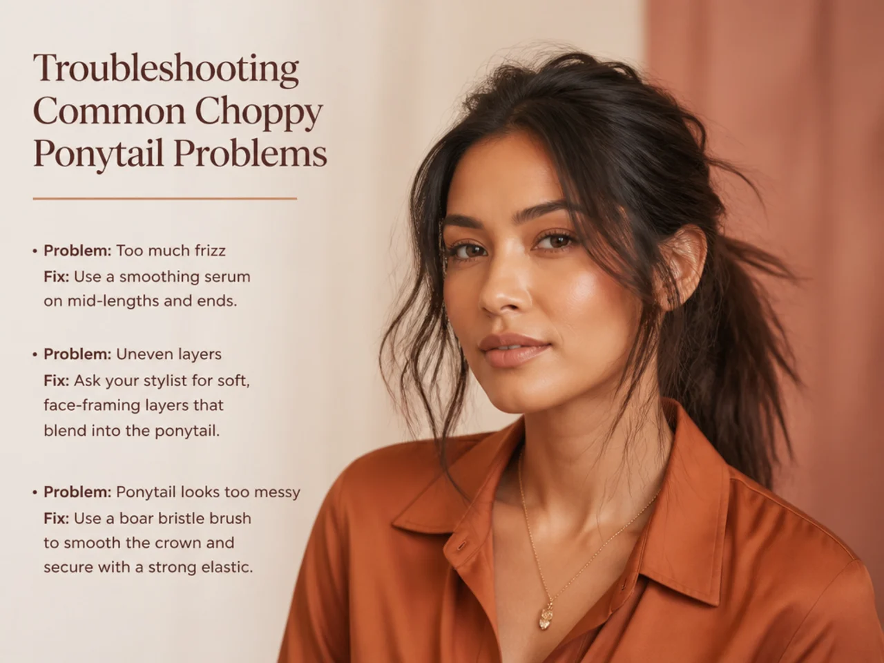 Troubleshooting Common Choppy Ponytail Problems