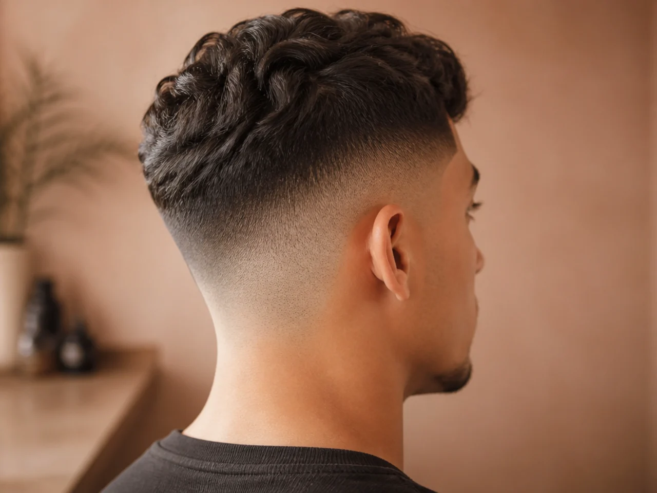 A gradual release at the top of a high fade