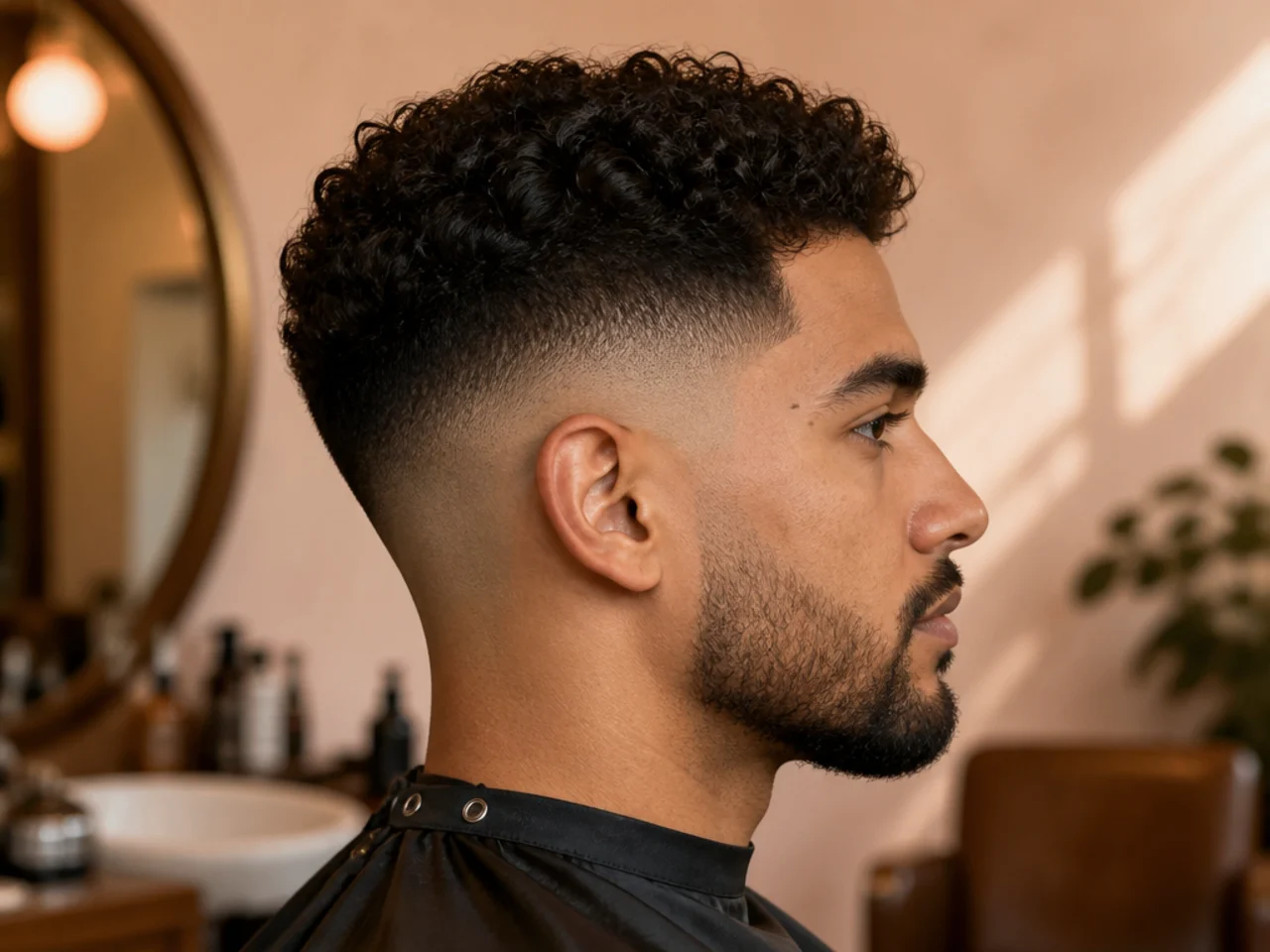 Rebooking a high fade appointment