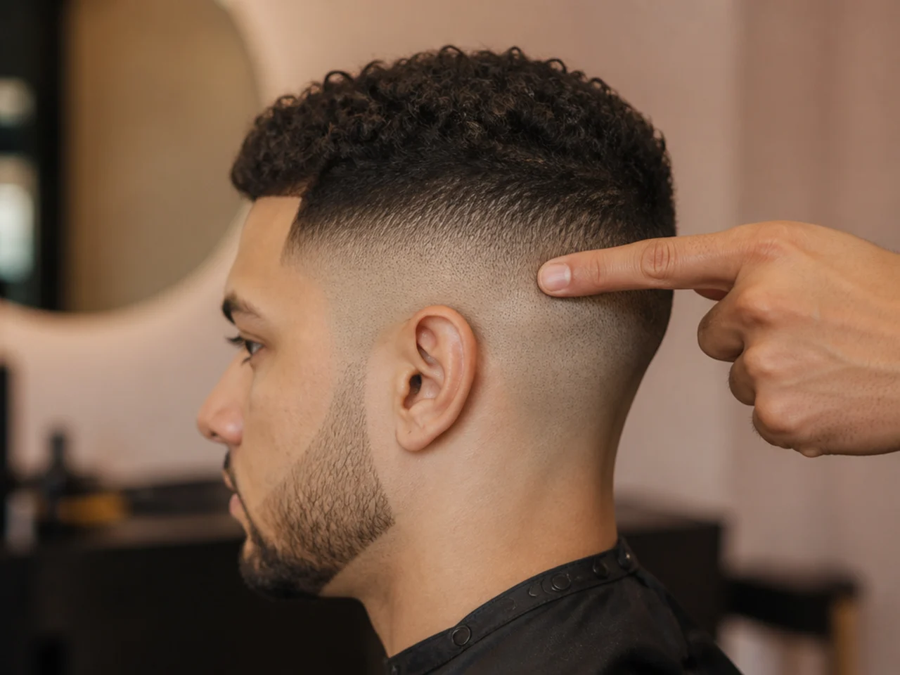 A client naming the parietal ridge at a consultation