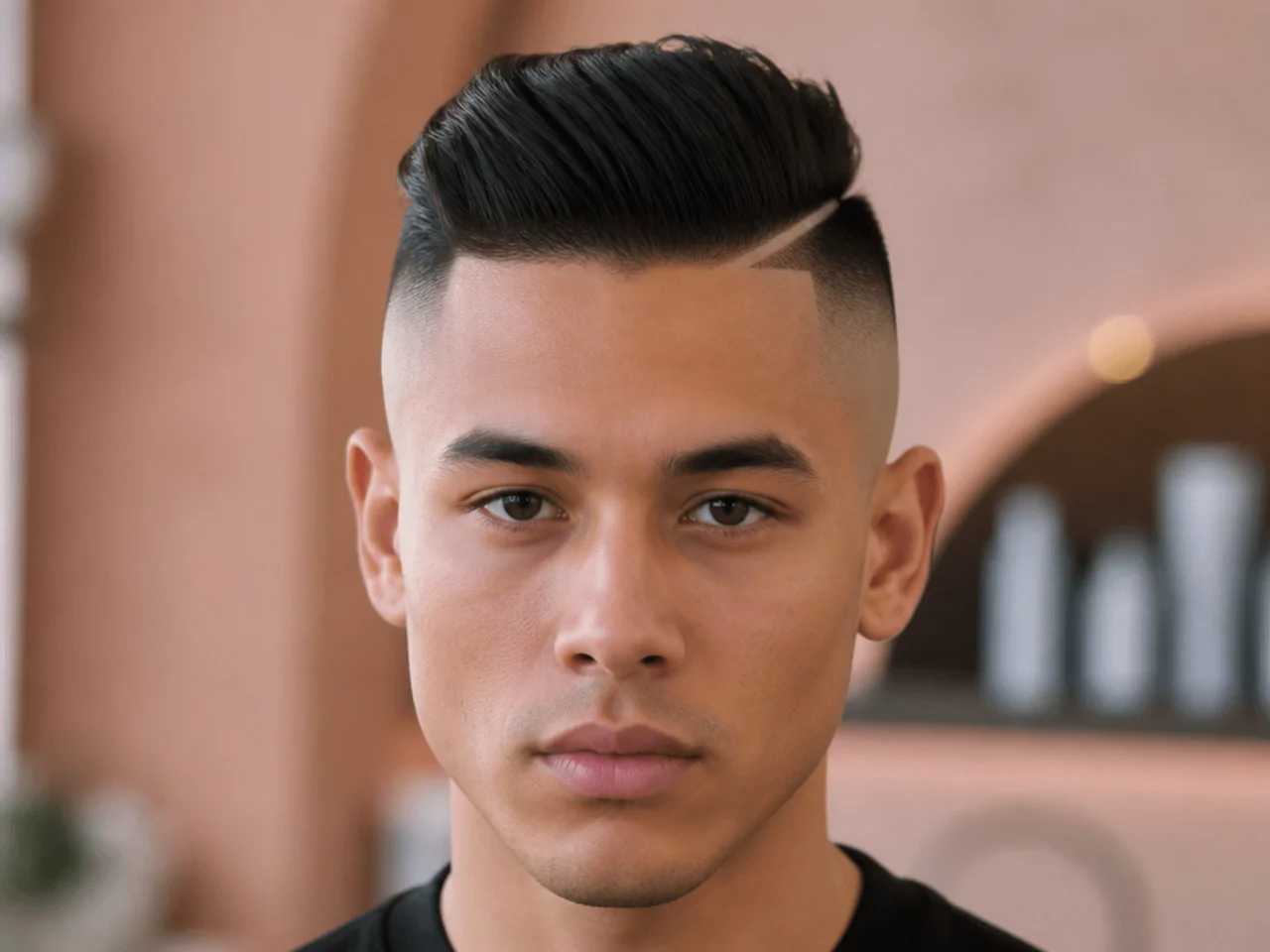 A high fade cut higher than intended