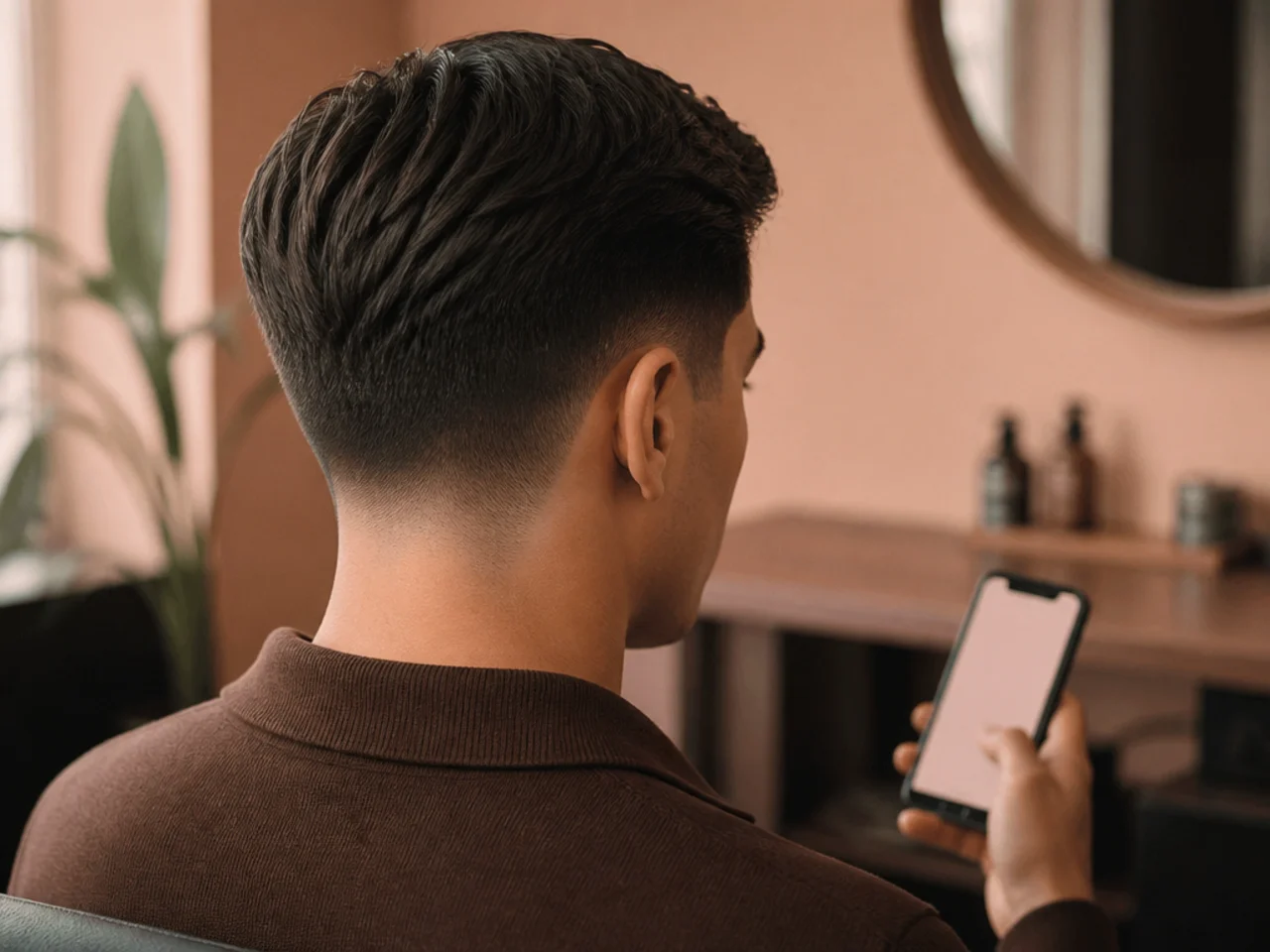 Haircut numbers written down in a phone note