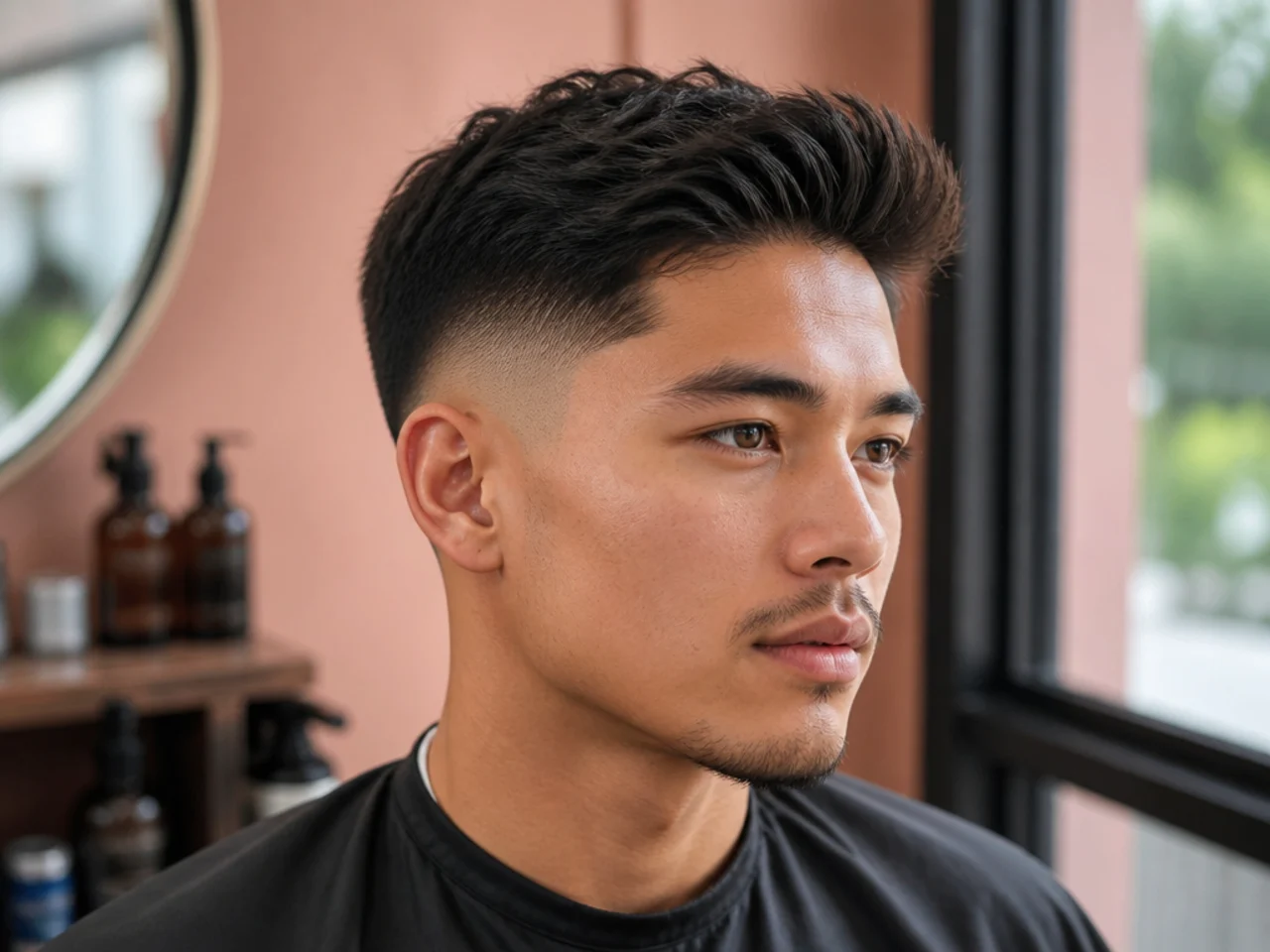 Checking a low fade blend in daylight