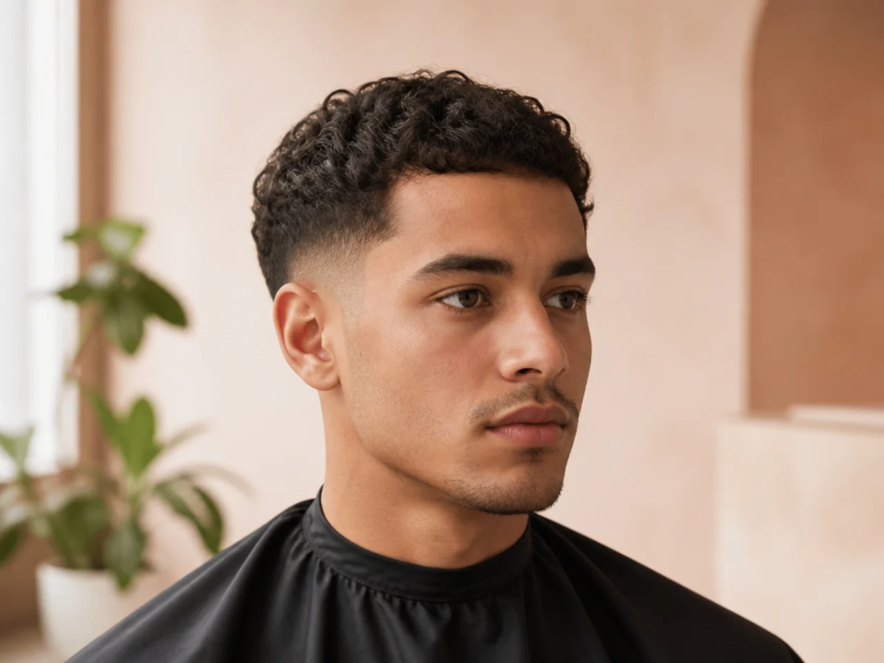 Clean product-free hair before a haircut