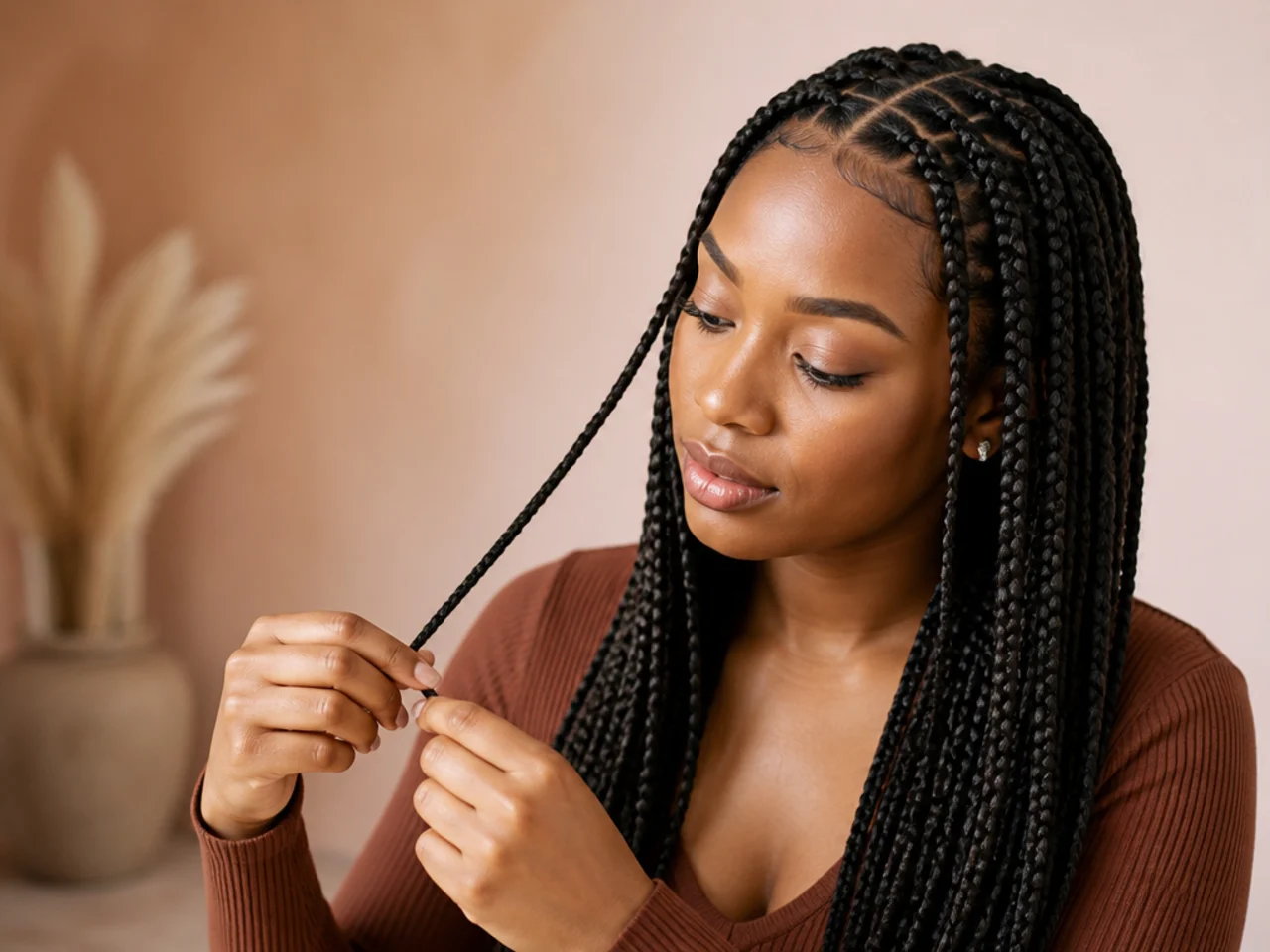 A braid held at even tension