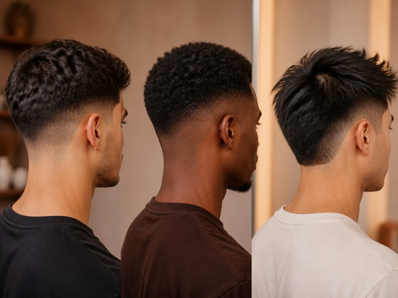 Three fade line shapes compared