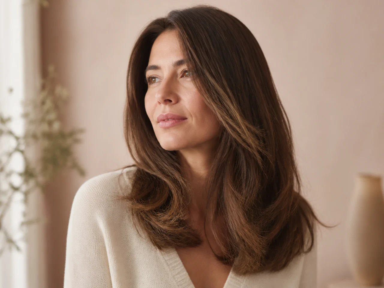 A partial blow-dry left to finish naturally