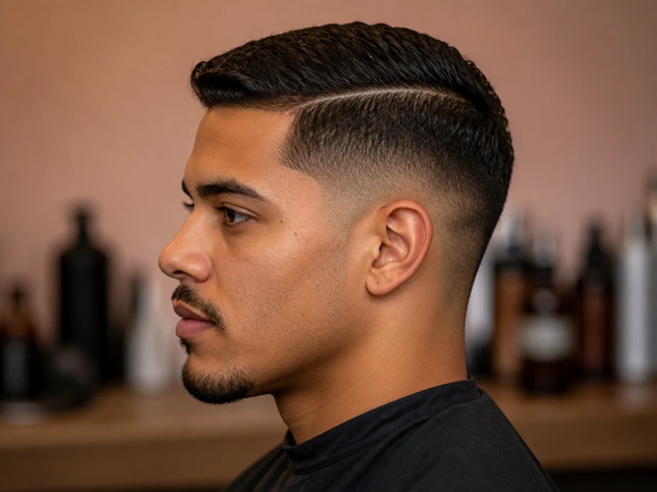A short ivy league haircut