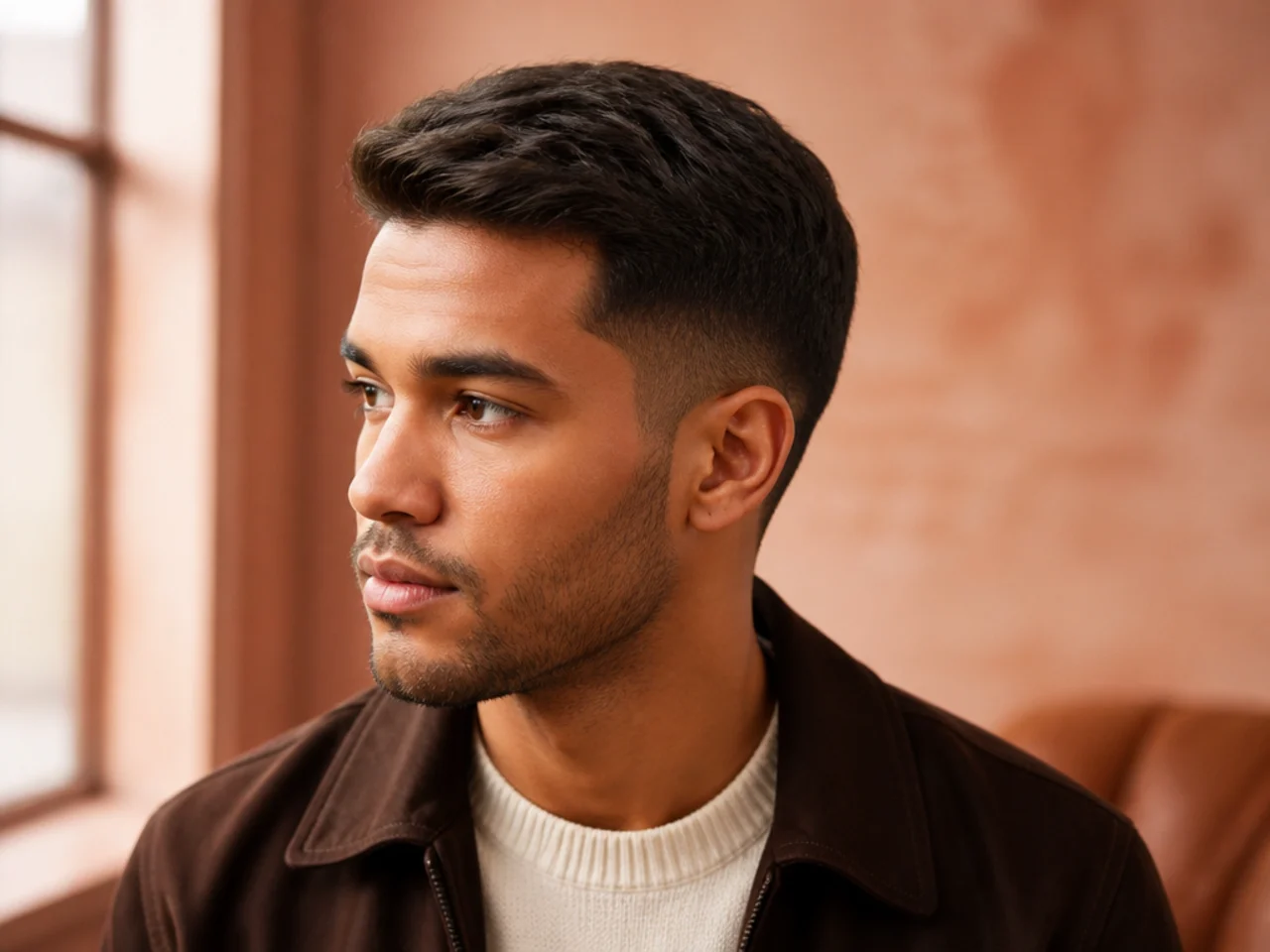 An ivy league haircut at week two