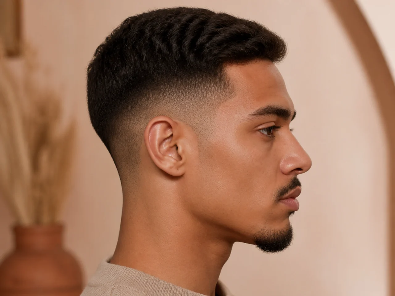 An ivy league haircut at week four