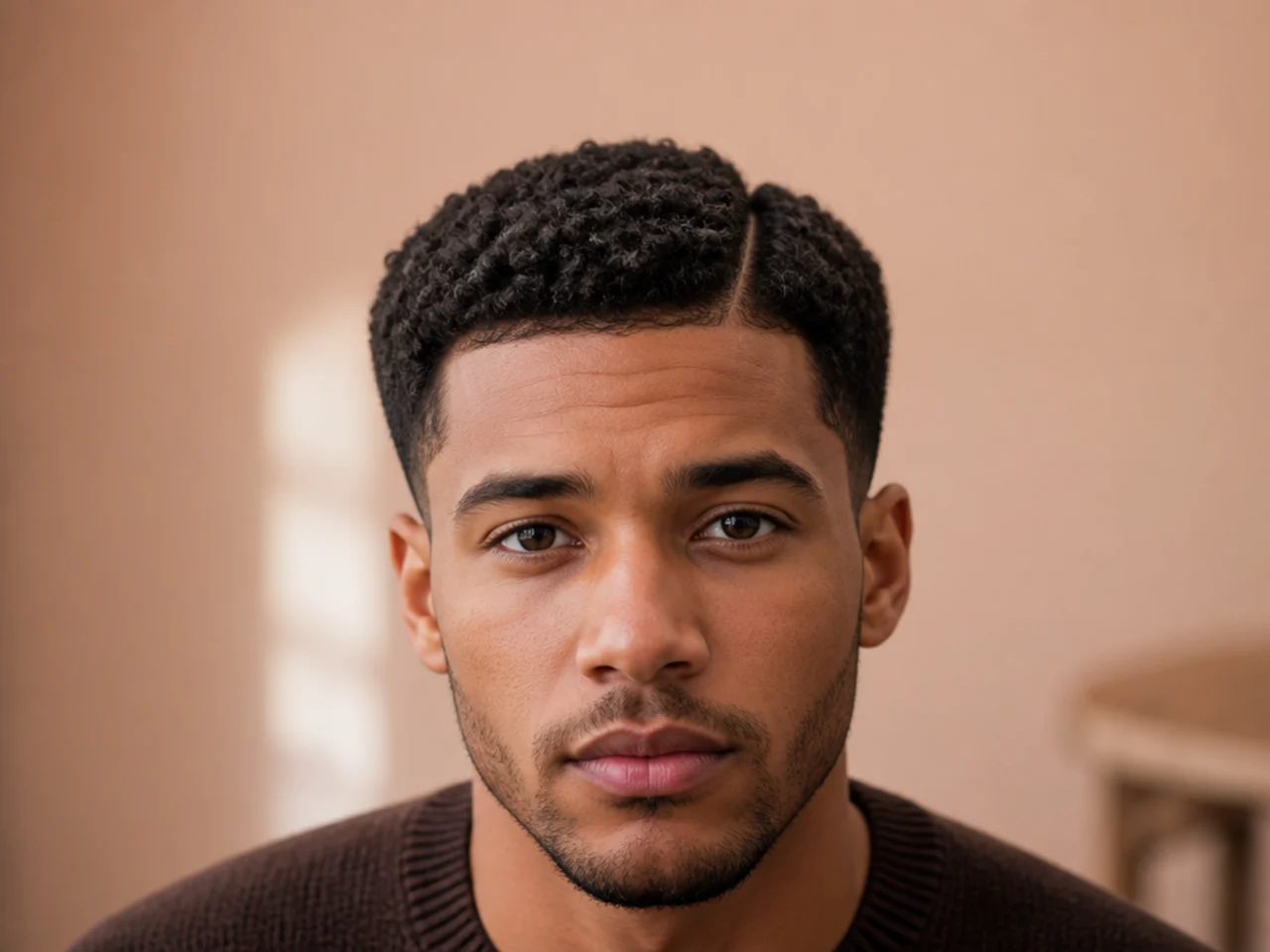 An ivy league haircut on 4A hair