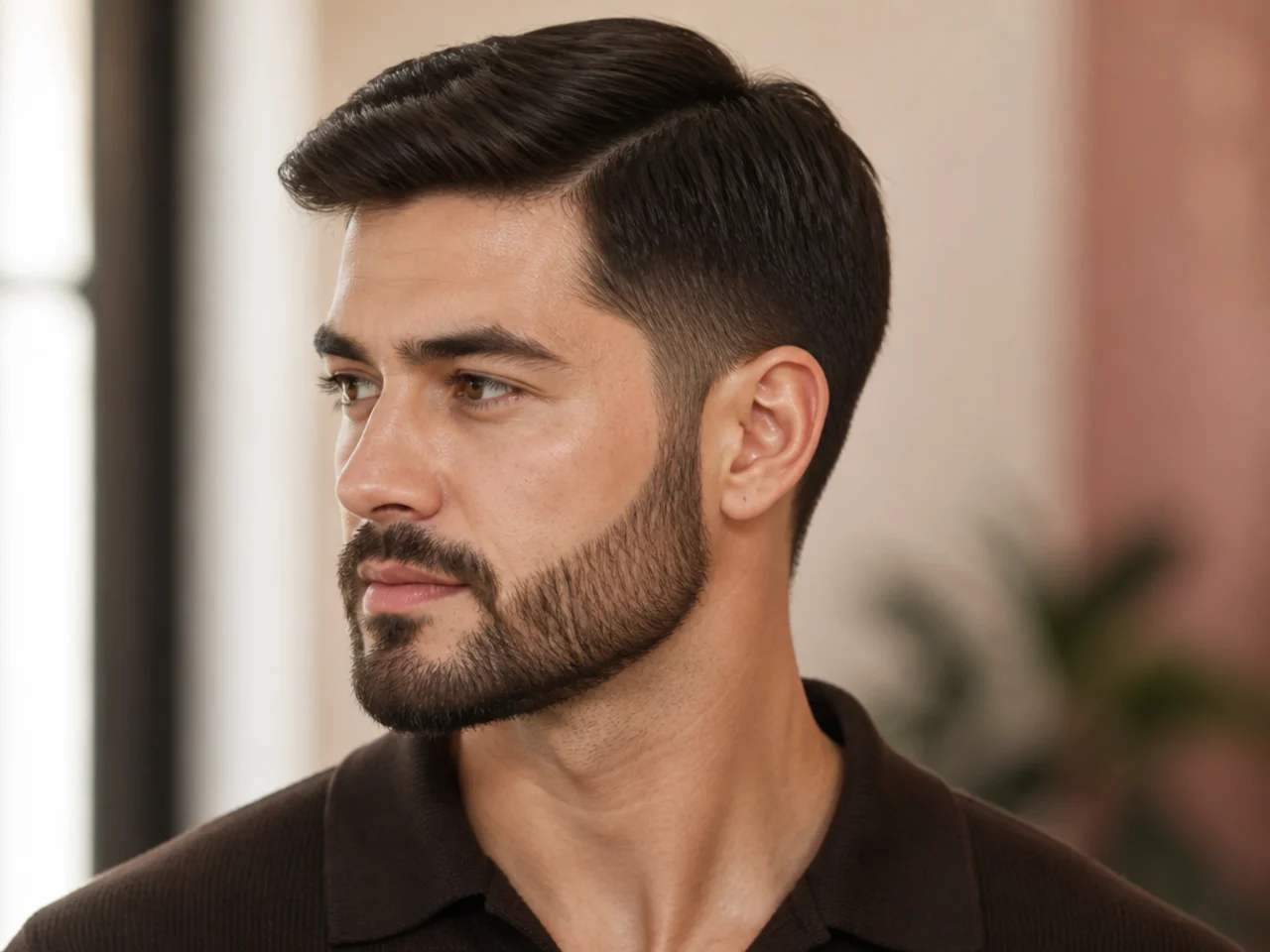 An ivy league connected into a beard
