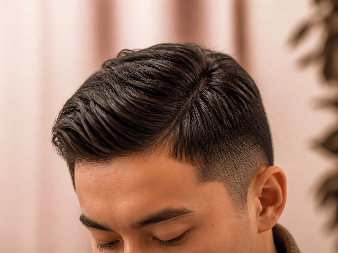 An ivy league styled with a pre-styler and clay