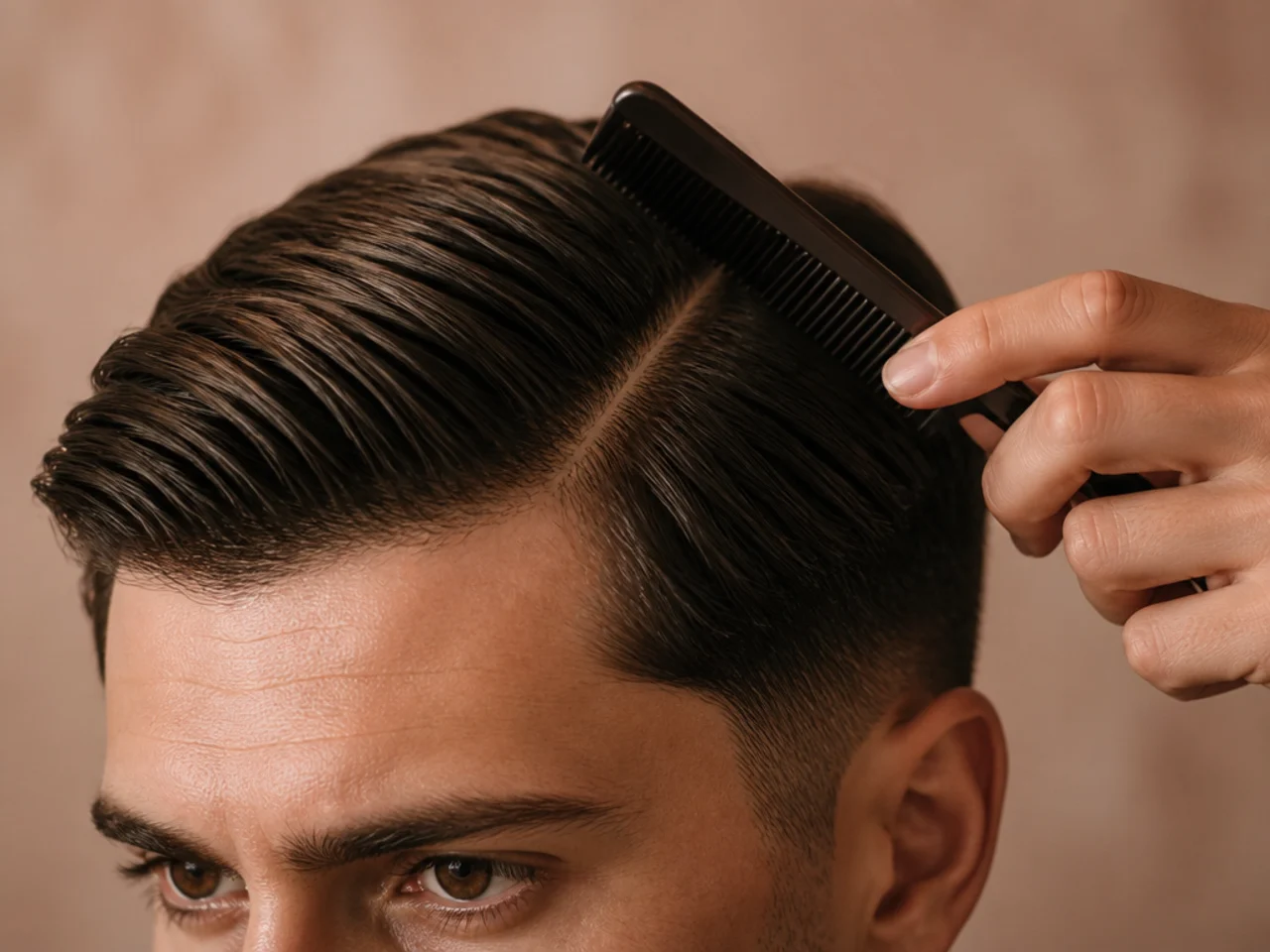 A comb being used to divide an ivy league part