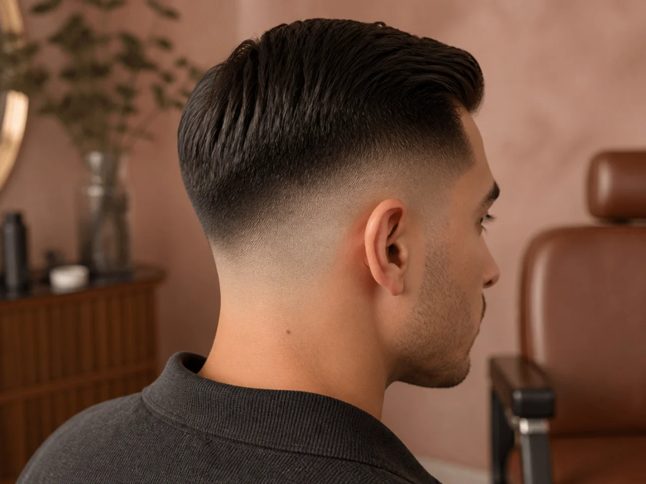 An ivy league with a skin fade instead of a taper