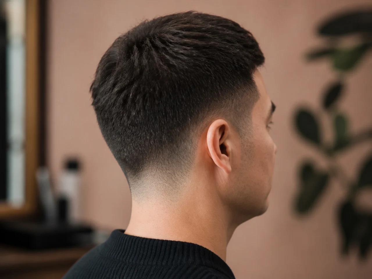 A thick top cut too short to hold a part