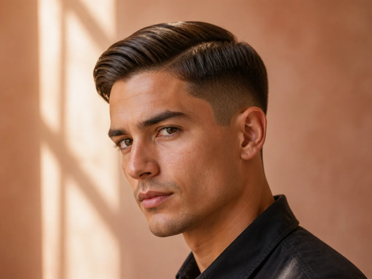 An ivy league with hair removed underneath at the crown