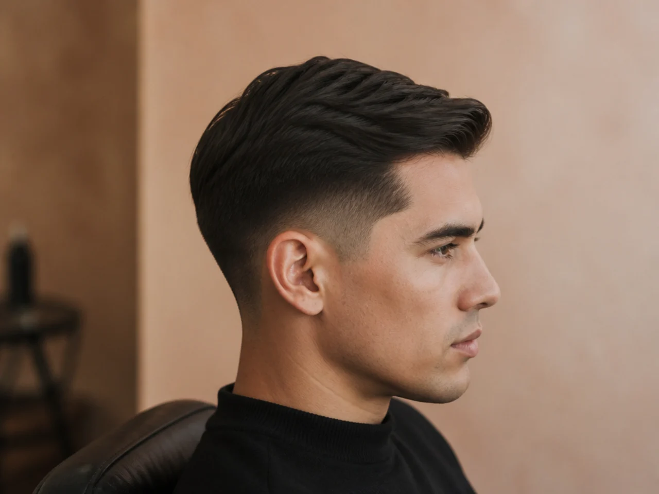 An ivy league styled with matte clay