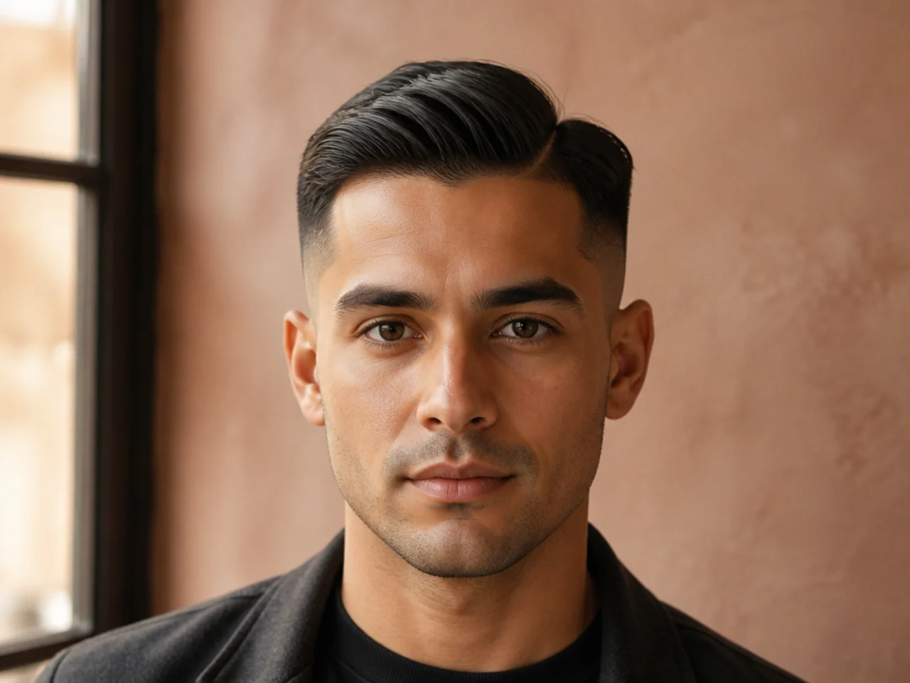 An ivy league over a skin fade