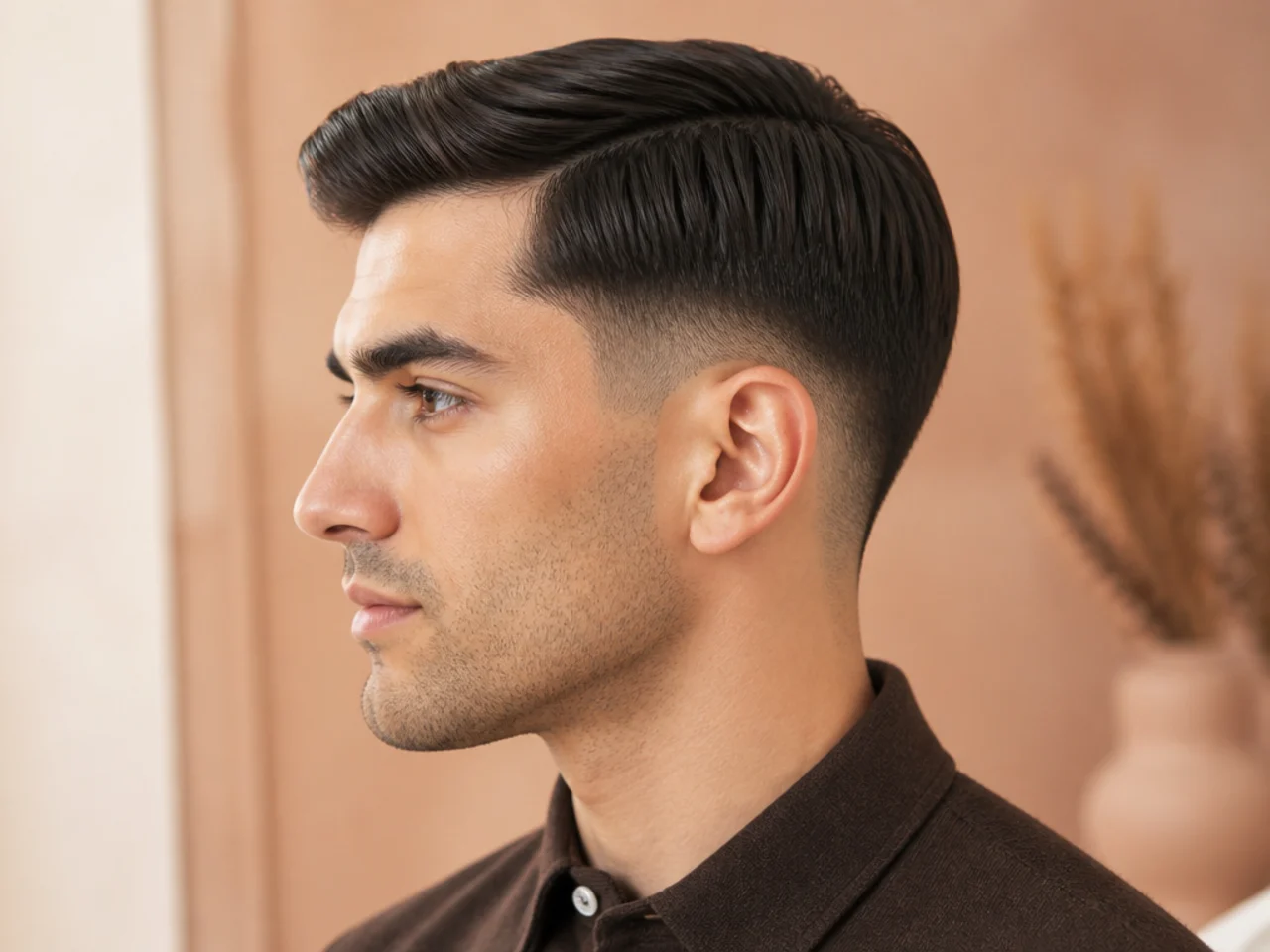 Ivy League with Low Fade