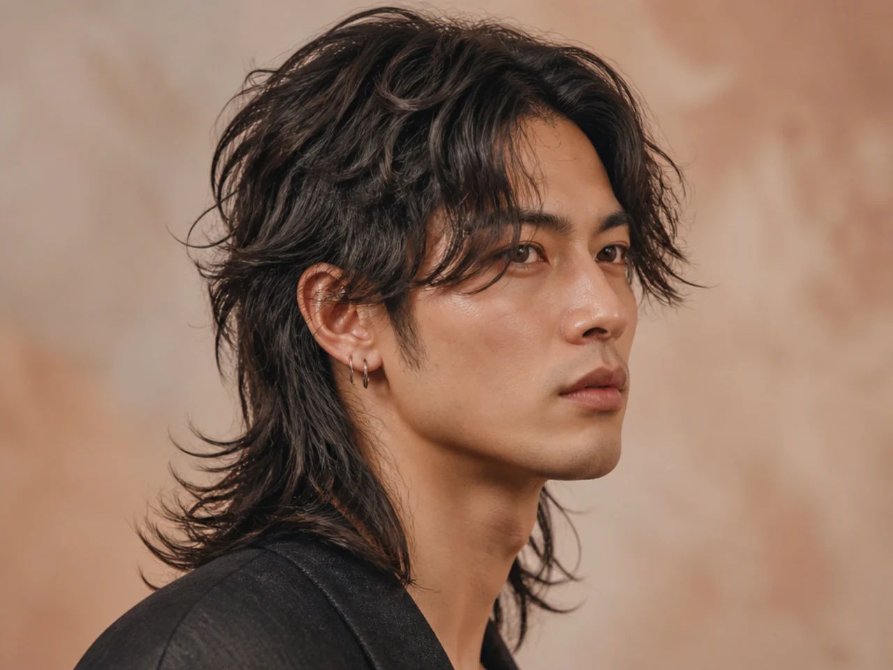 Long Choppy Mullet