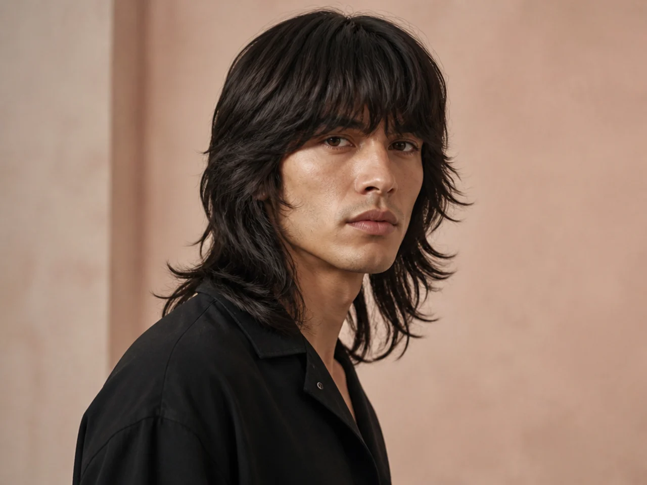 Long Step Haircut with Full Fringe