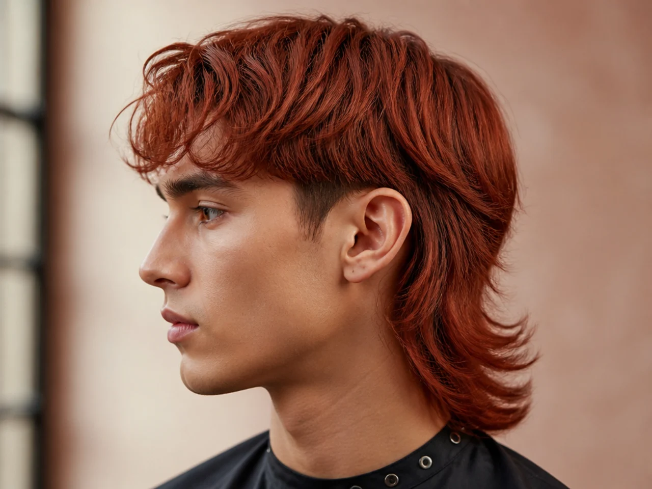 Red Copper Jellyfish Hairstyle