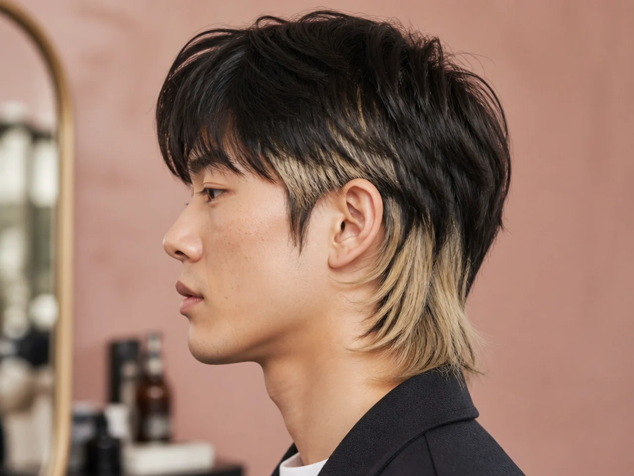 Two-Tone Jellyfish Haircut