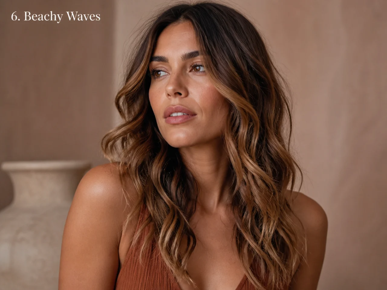 Soft modern beach waves