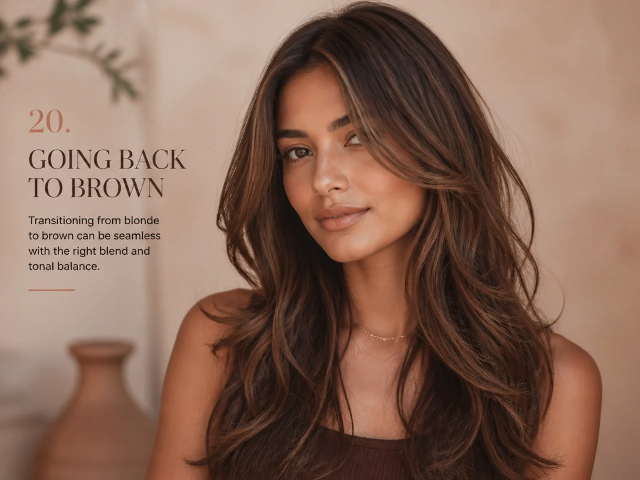 Blonde hair being returned to brown