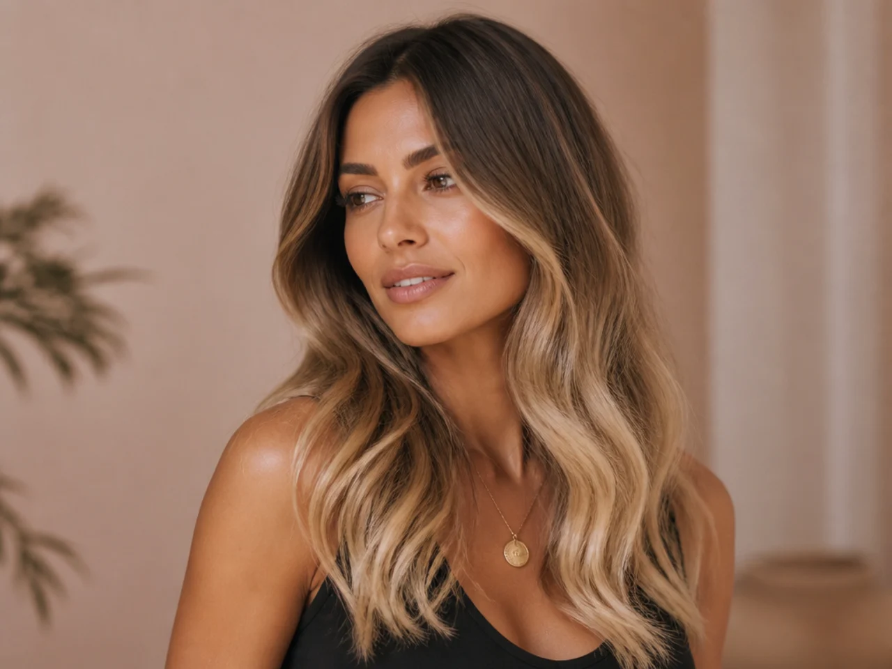 A blonde ombré