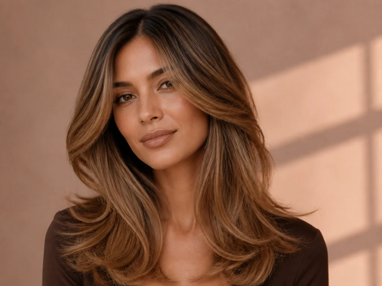A bronde shade