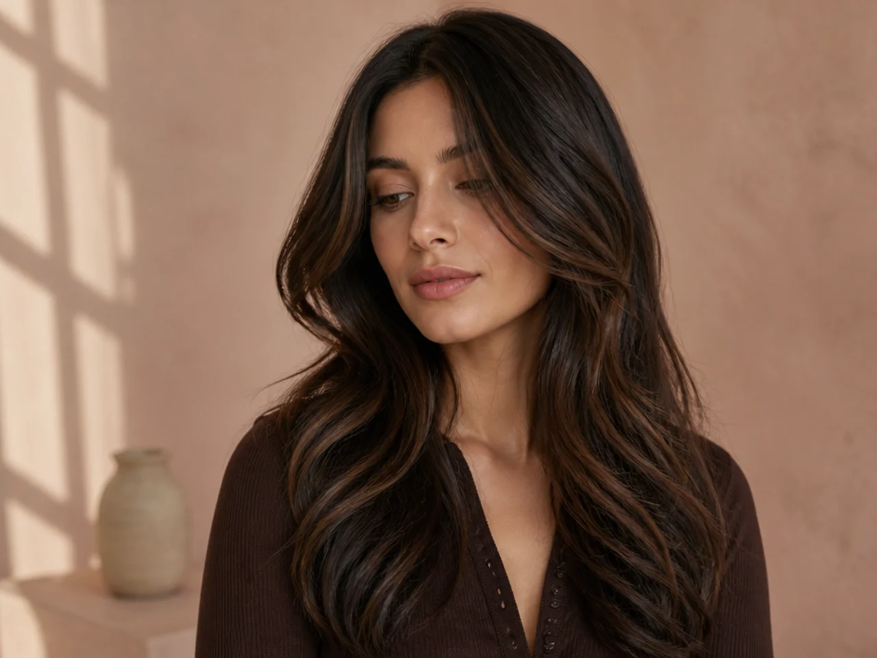 Dark brown with added low-lights