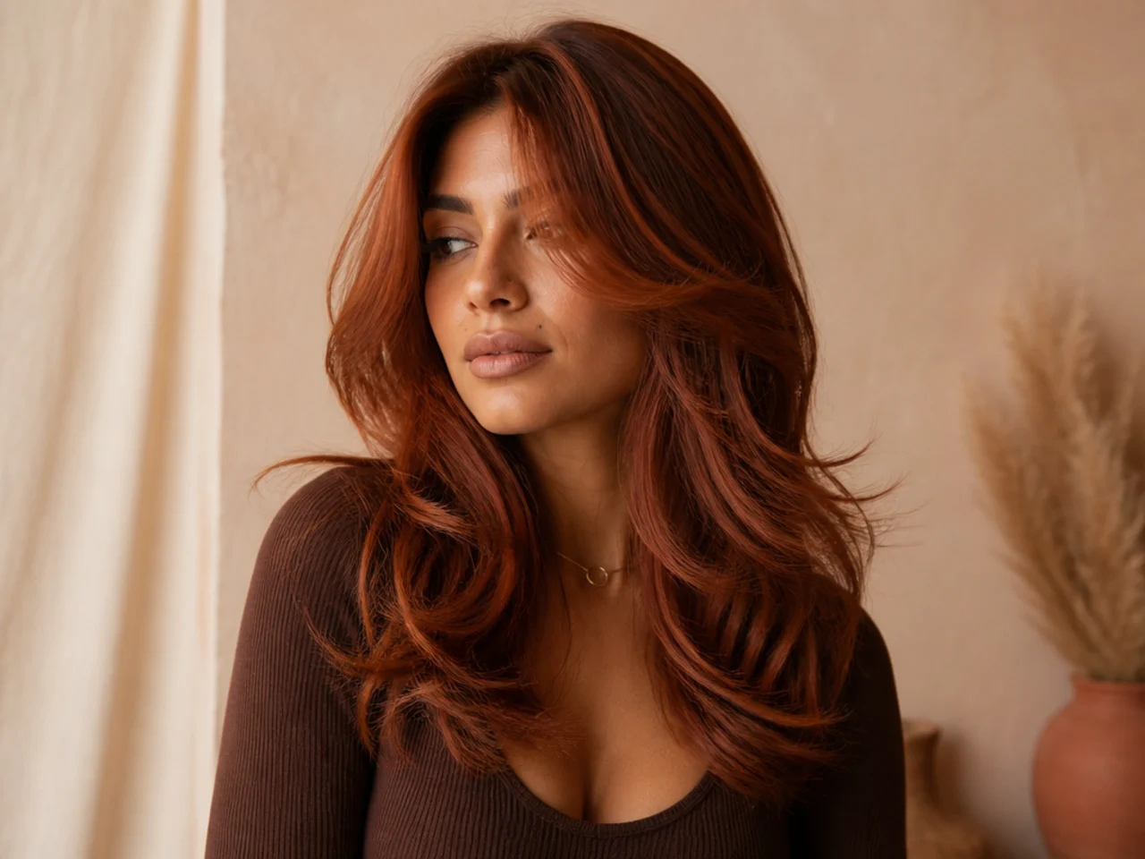 A copper shade