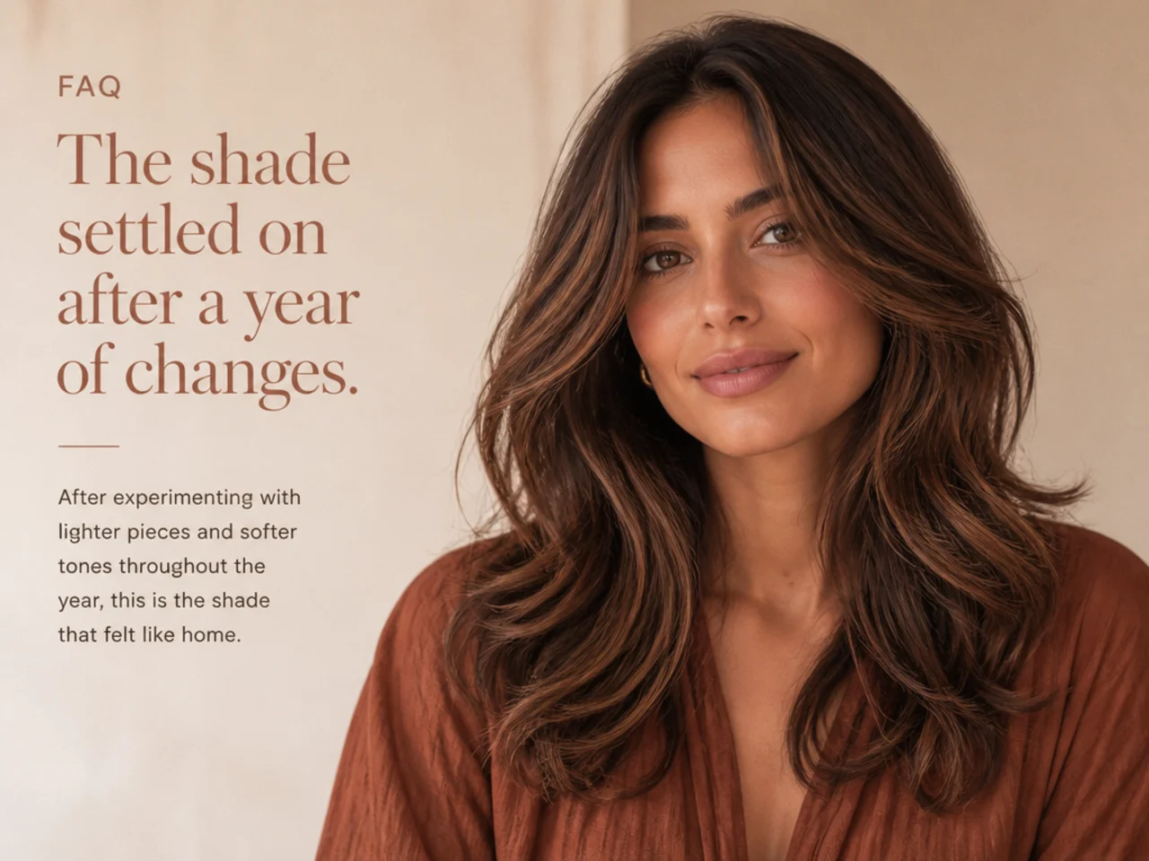 The shade settled on after a year of changes