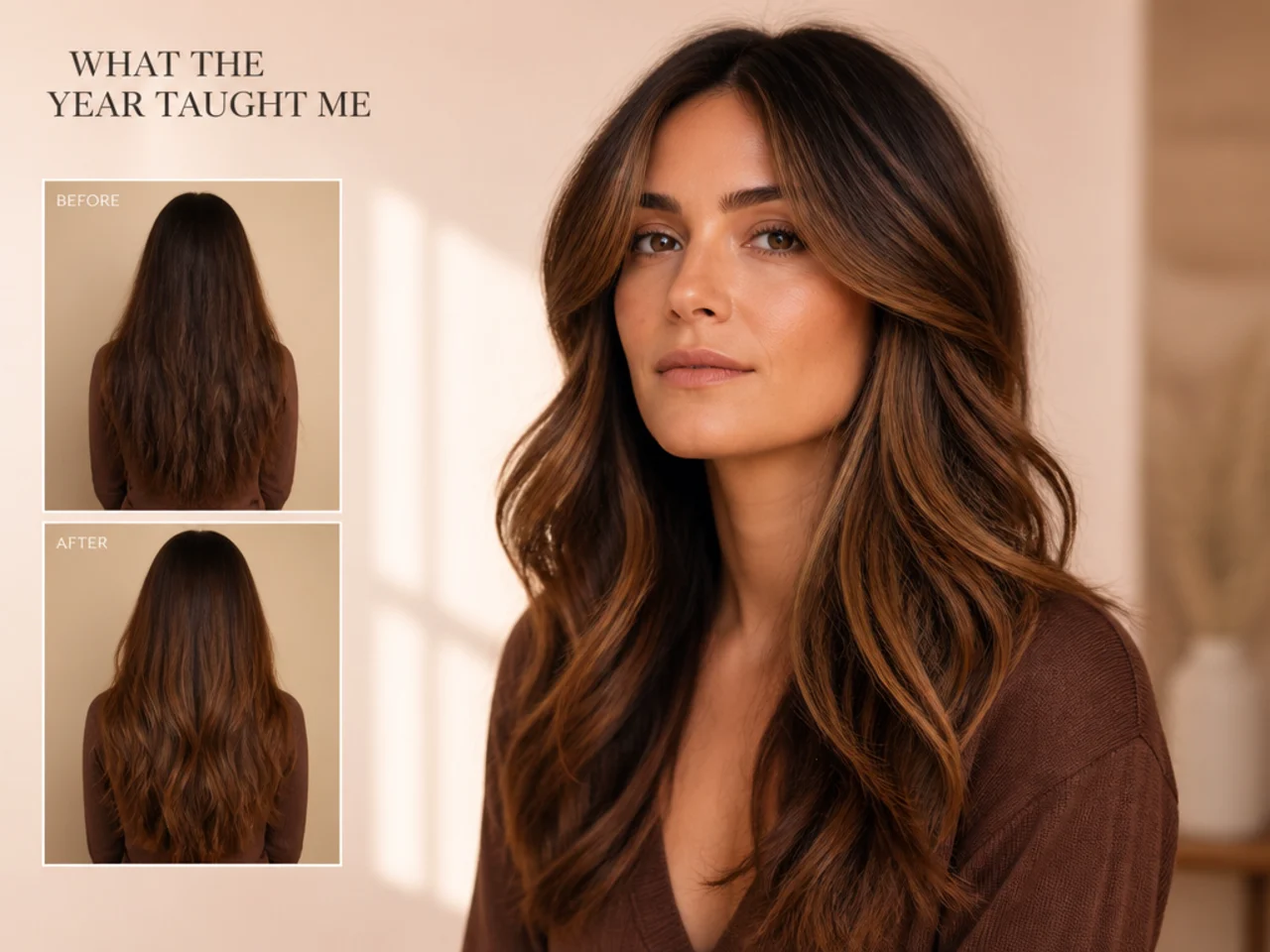 The final shade compared with the starting one