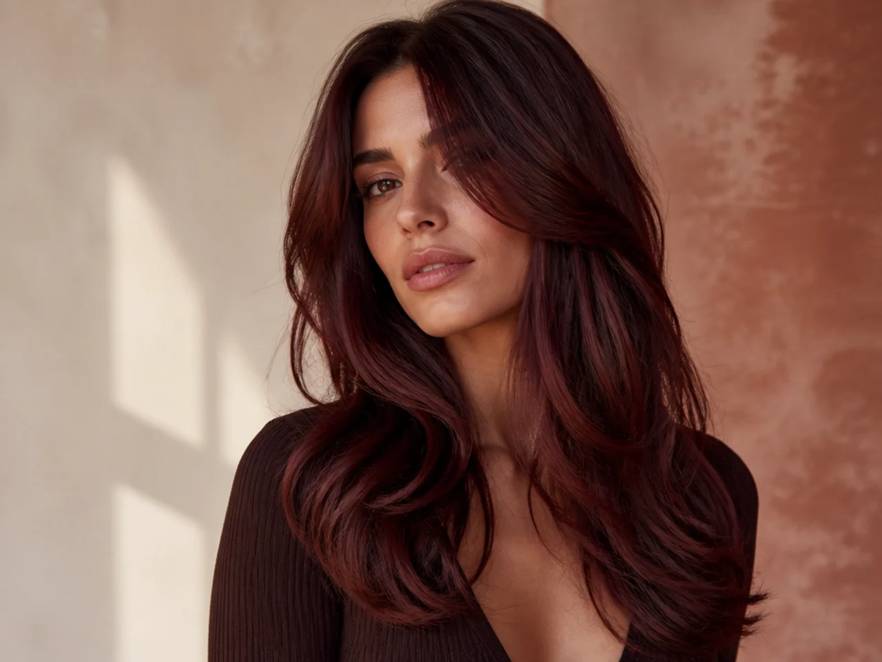A chocolate cherry shade