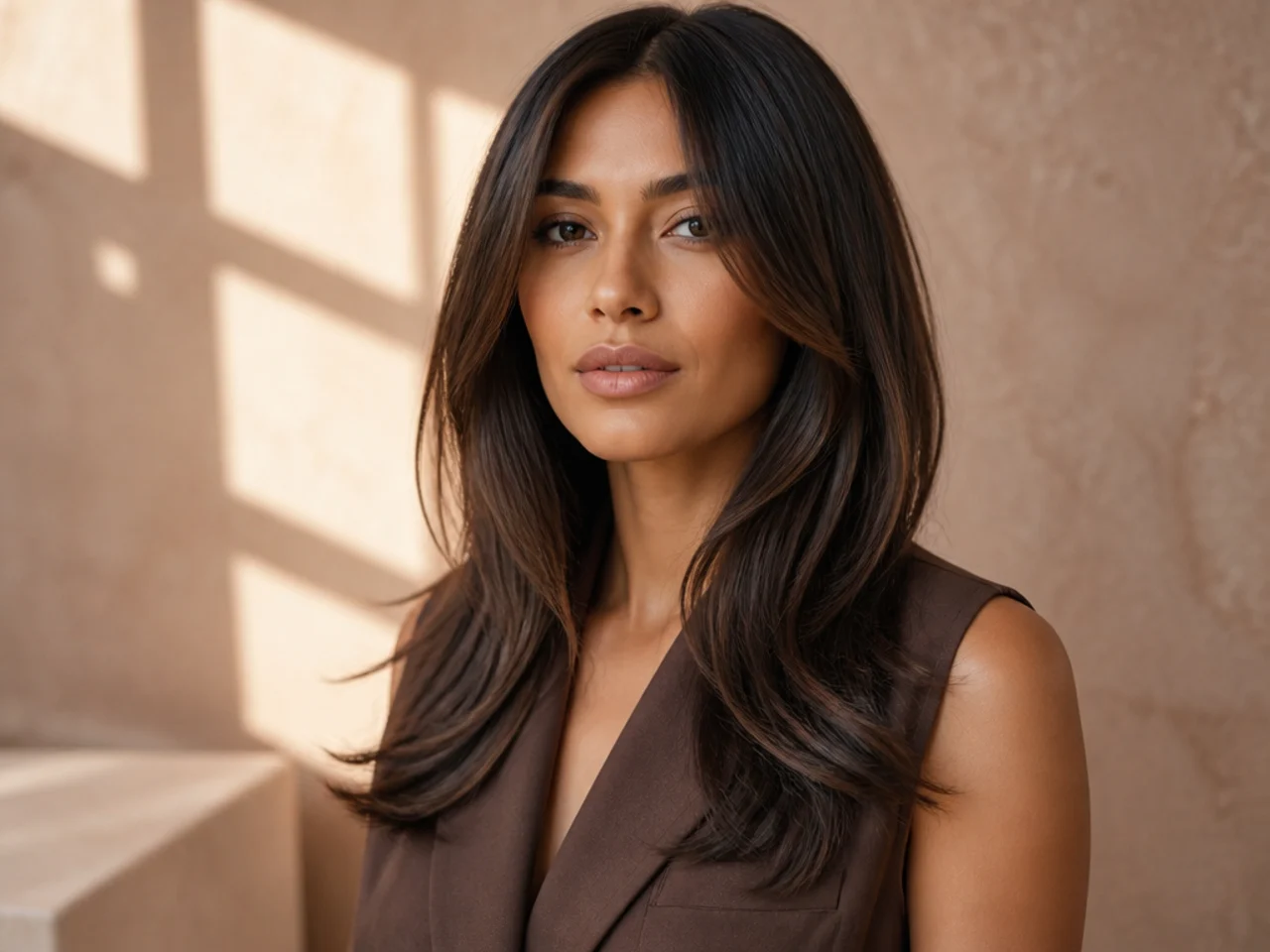 Sleek styling on day-two hair