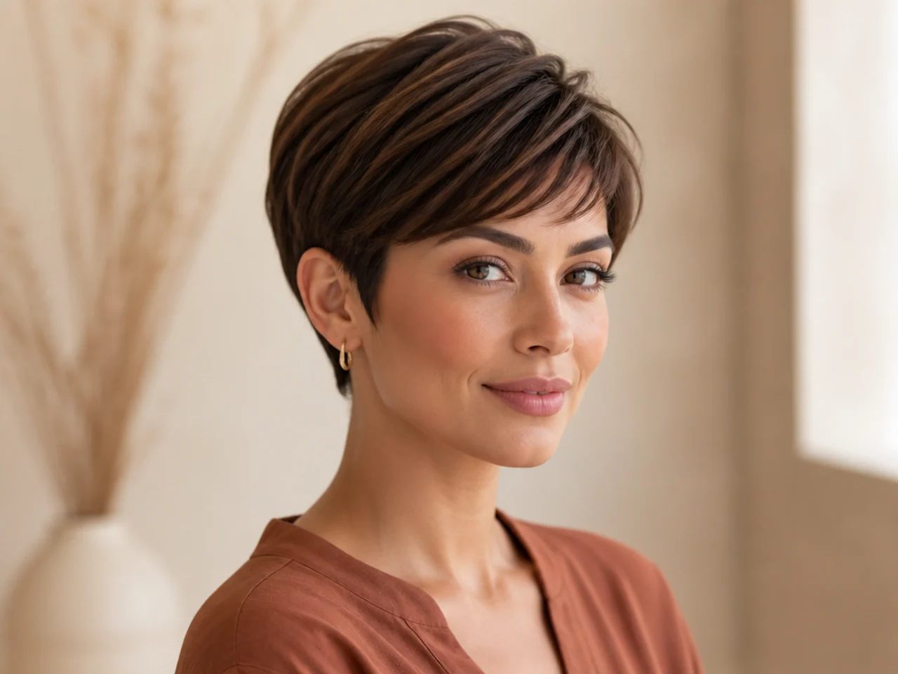 Smooth, Rounded Pixie