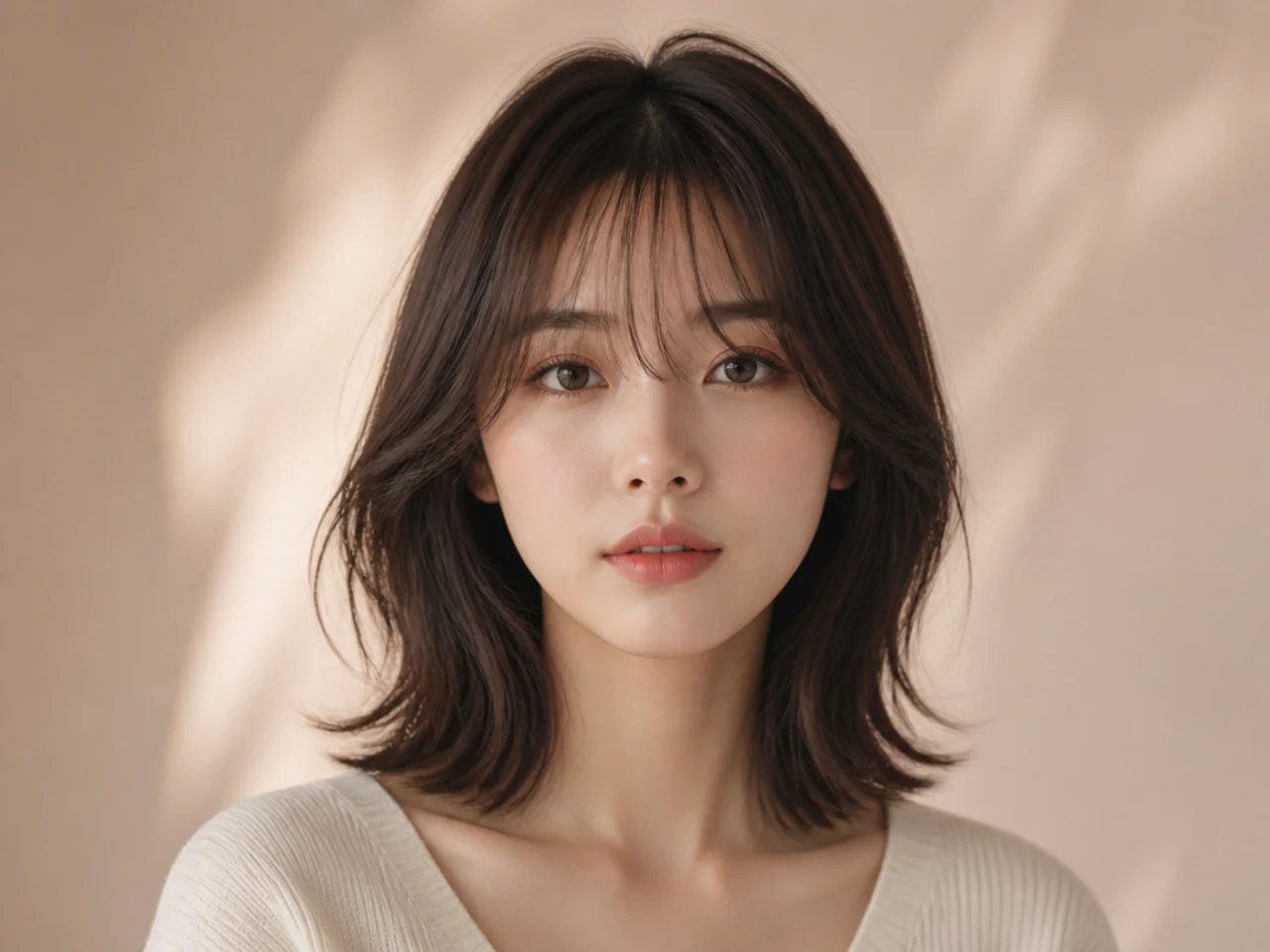 See-through bangs on fine hair