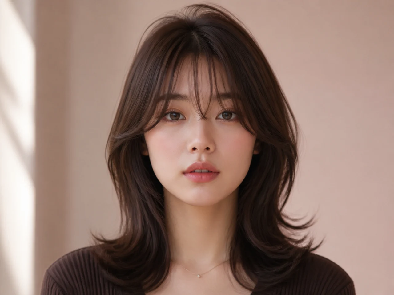 Crown volume added to dry hair and already dropping