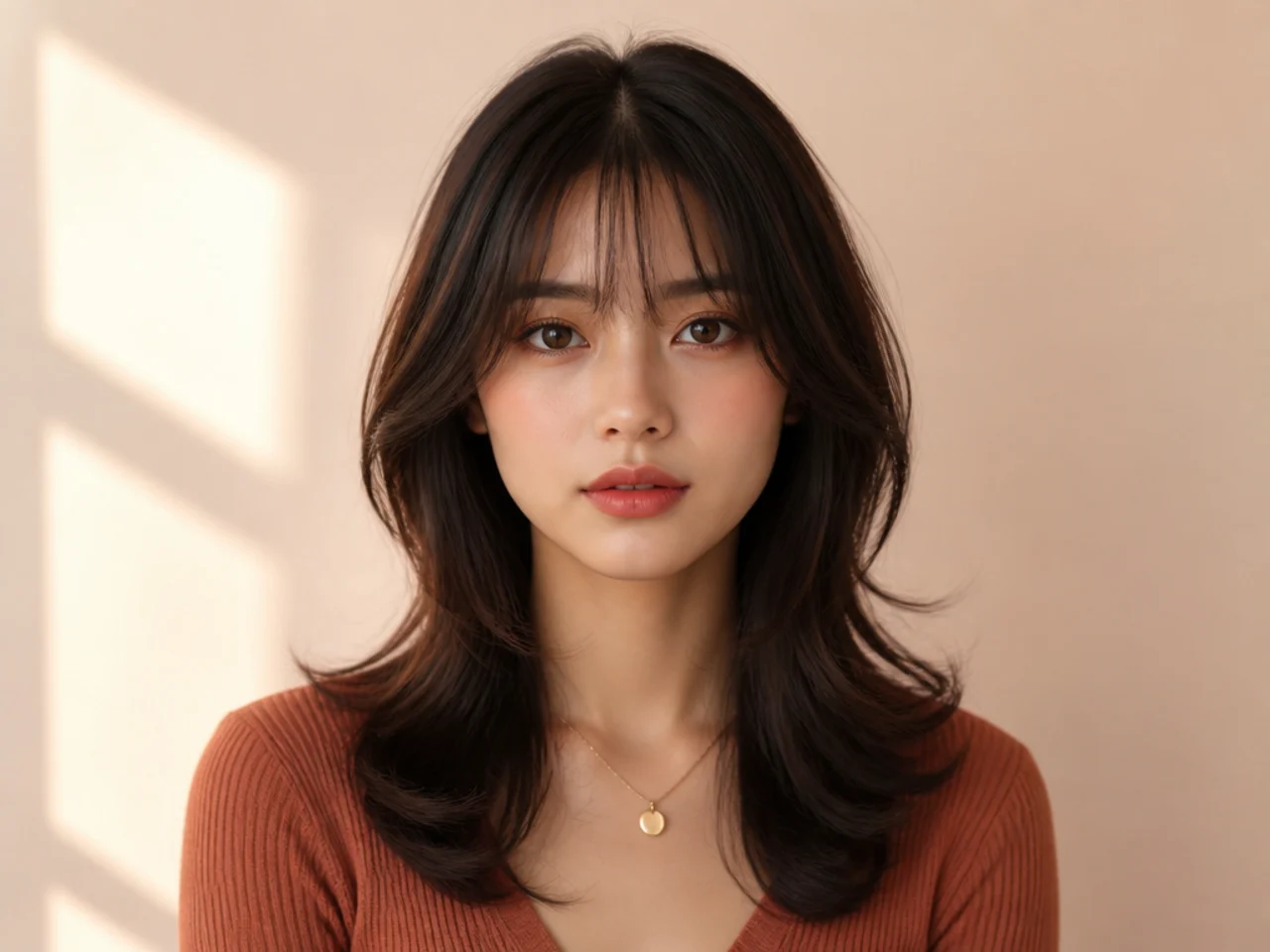 A Korean cut with all three elements in place