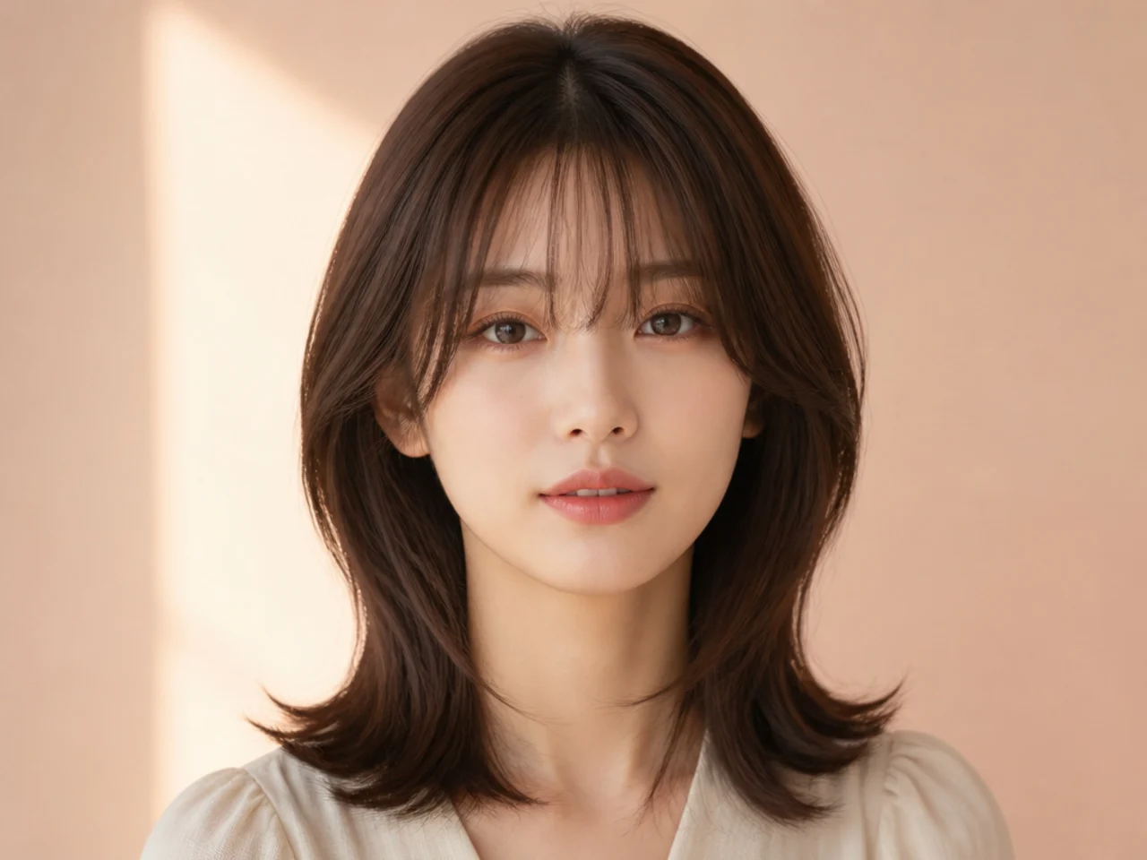 A Korean-style cut on fine hair