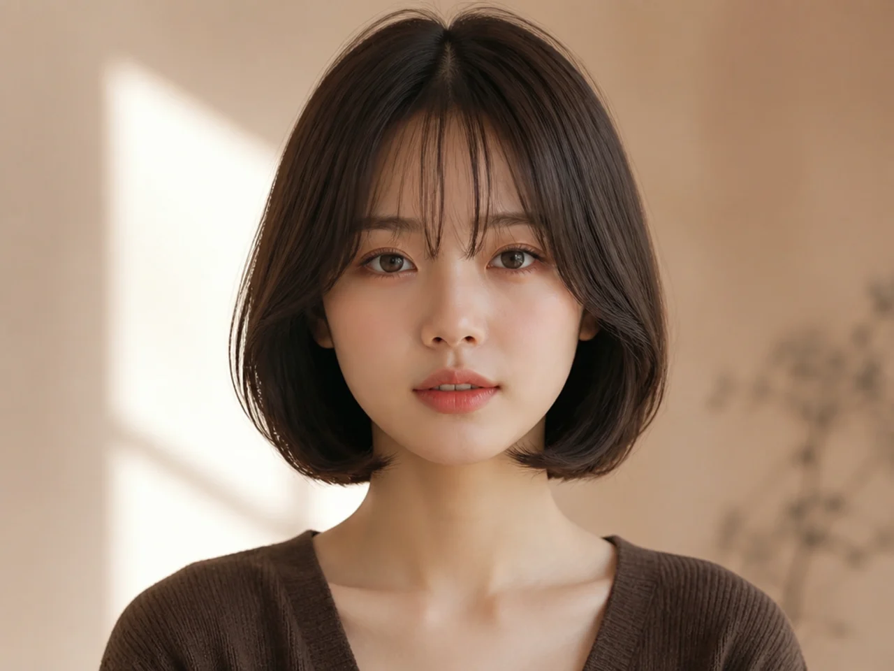 A Korean-style bob