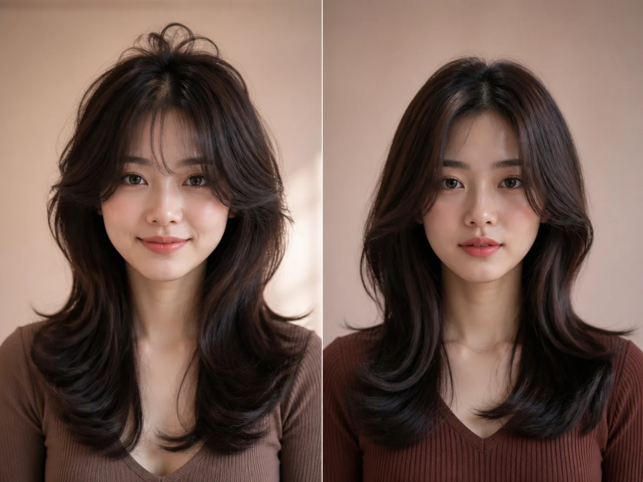 Crown volume compared with side volume