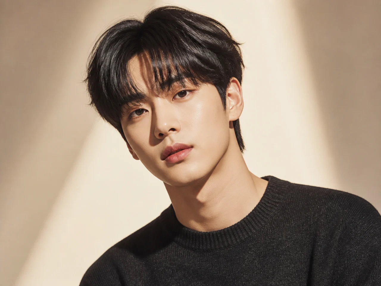 Korean Fringe Haircut for Men