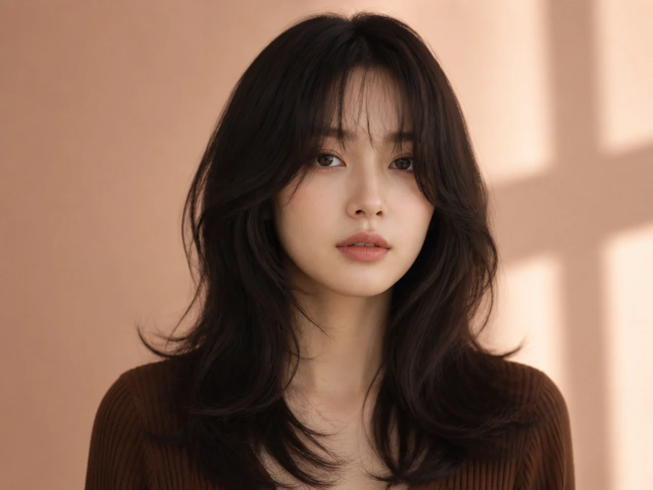 A hush cut on thick hair