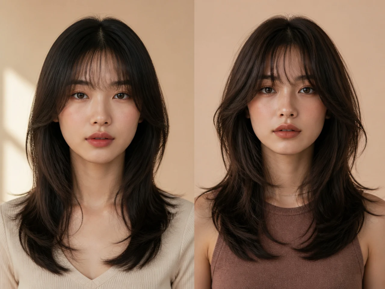 Face-only layering compared with all-over layering